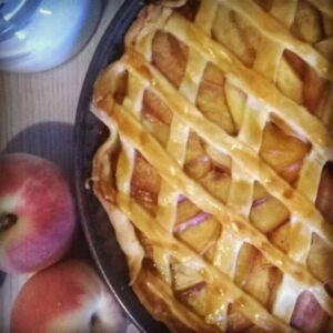 crostata pesche e amaretti